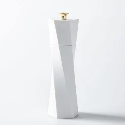 Romer & Bechtel Elite 'Spiral' Salt Mill (White/Stainless Steel)