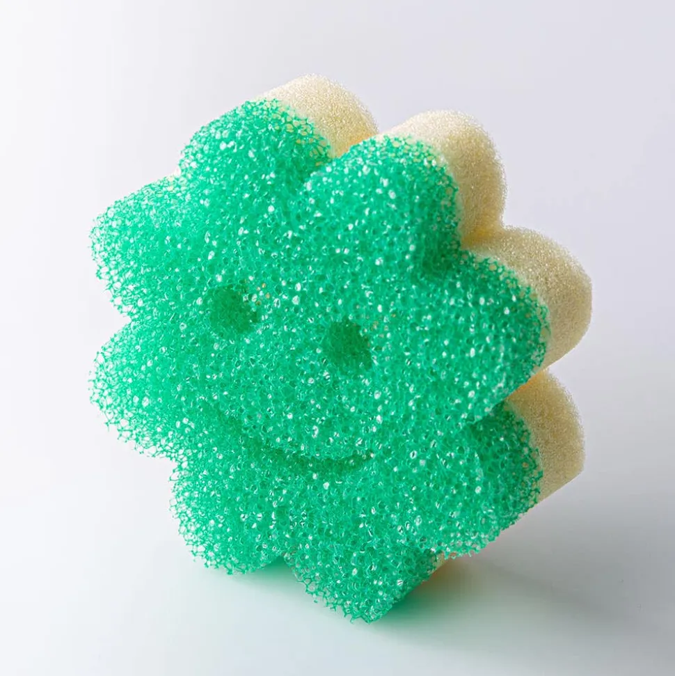 Scrub Daddy Scrub Mommy Power Flower Dual-Sided Sponge (green)