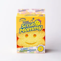 Scrub Daddy Scrub Mommy Power Flower Dual-Sided Sponge (yellow)