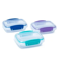 Sistema Klip It Rectangular Storage Container - S/3