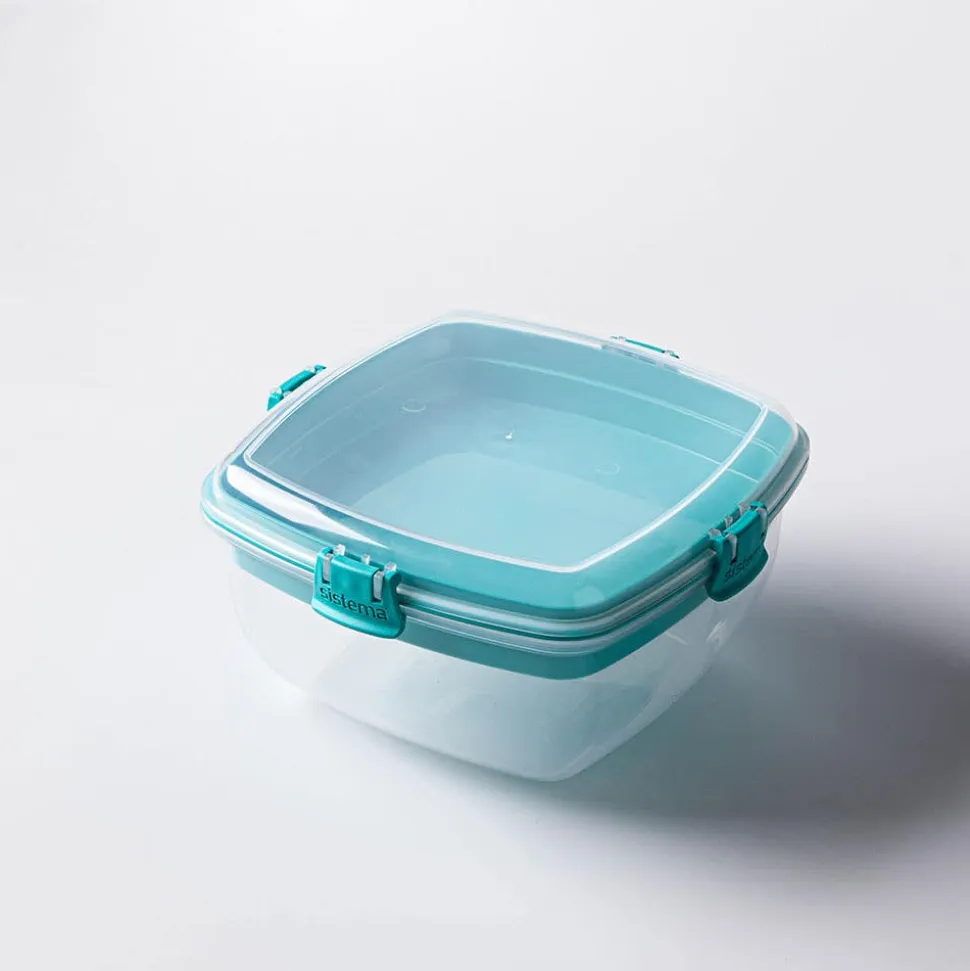 Sistema Klip It To Go Bright Tab Salad and Sandwich Container (Asstd.)