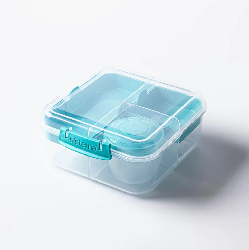 Sistema Klip It To Go Bright Tab 'Square' Bento-Style Box (Asstd.)