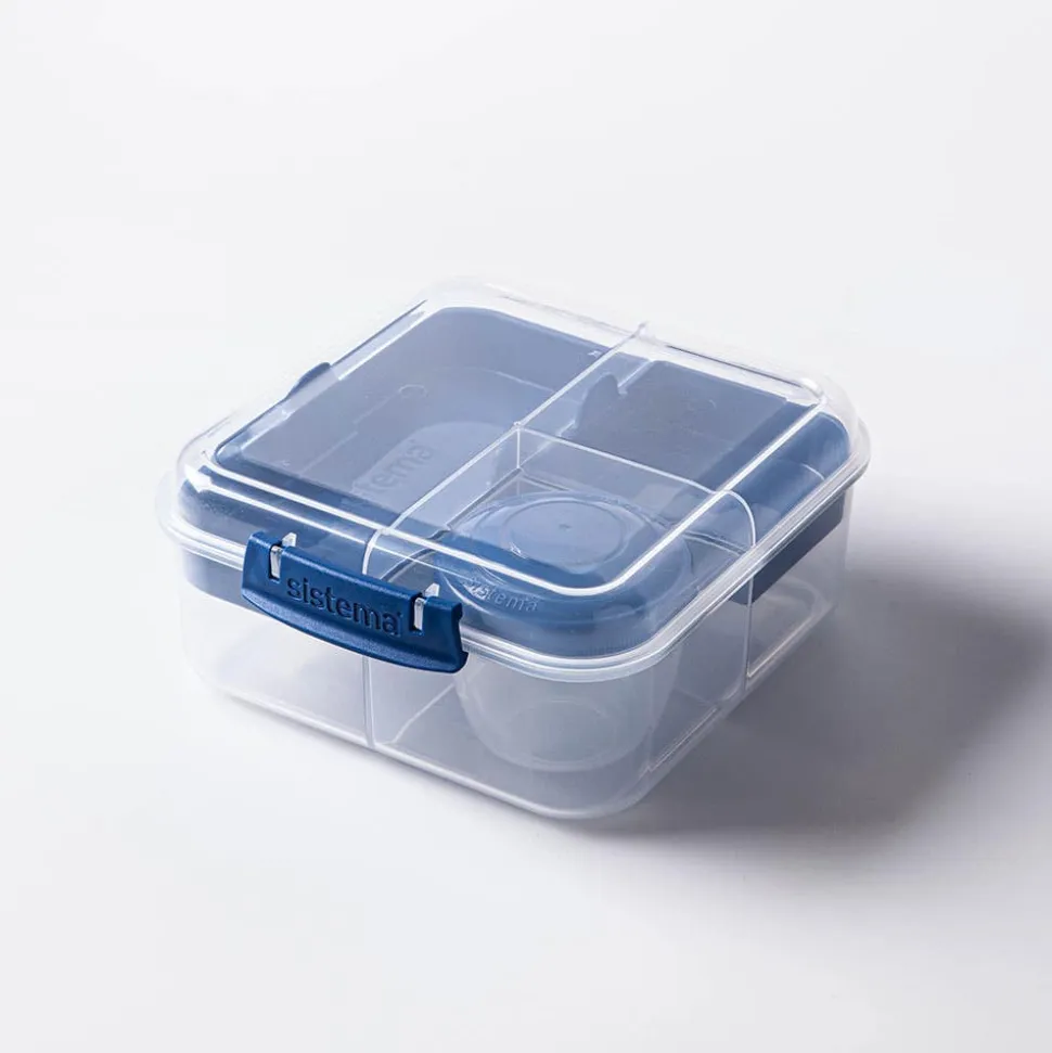 Sistema Klip It To Go Bright Tab 'Square' Bento-Style Box (Asstd.)