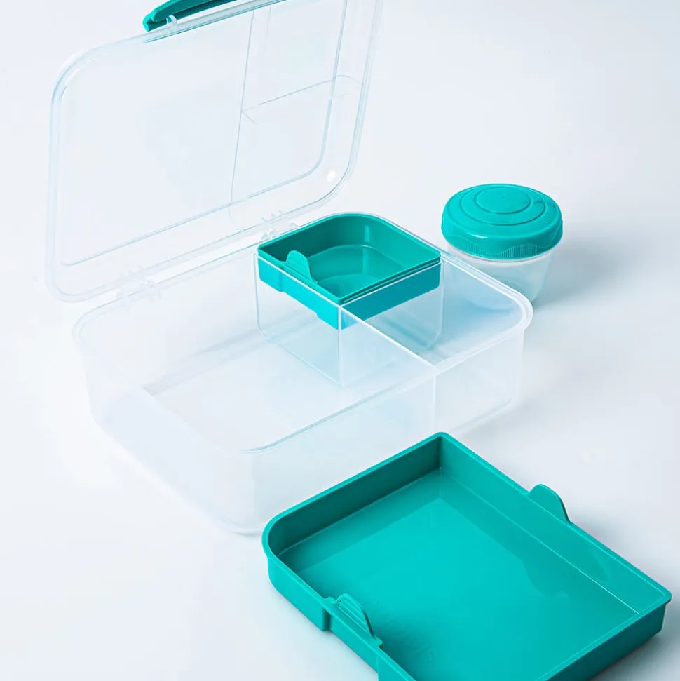 Sistema Klip It To-Go Rectangle Bento-Style Lunch Box