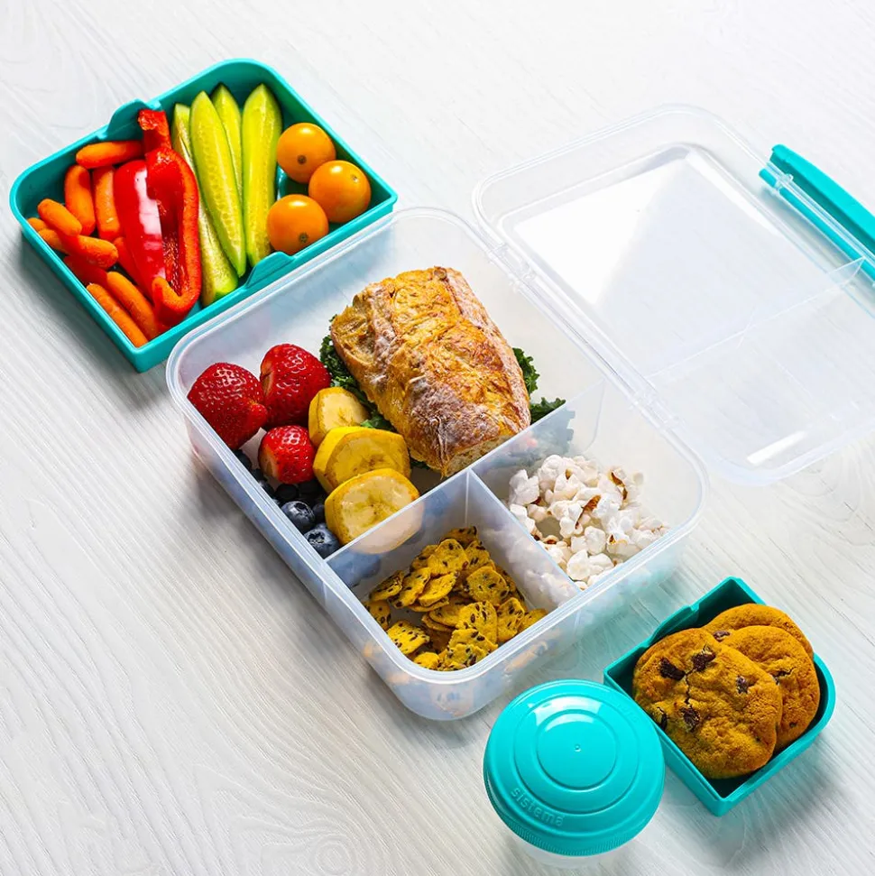 Sistema Klip It To-Go Rectangle Bento-Style Lunch Box