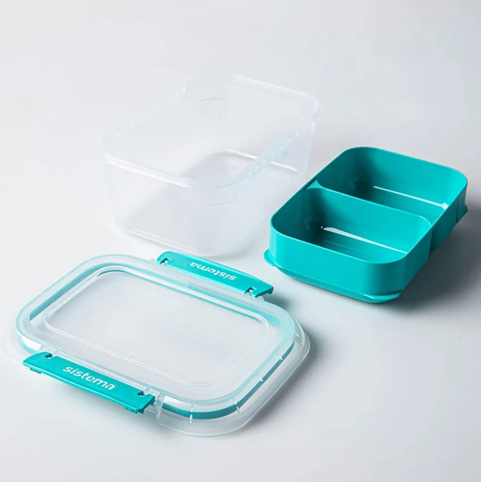 Sistema Stax To Go 'Rectangle' 1L Stack Lunch Container (Asstd.)