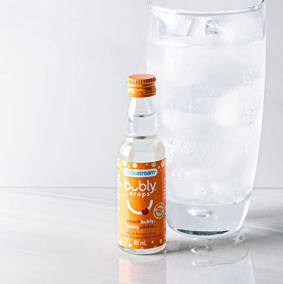 Sodastream Bubly 'Peach' Natural Flavour Fruit Drops