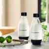 Sodastream Fuse2 Plastic Soda Bottle - Set of 2 (Clear/Black)