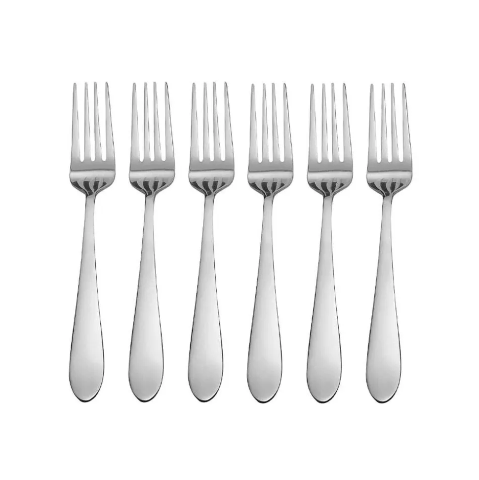 Splendide Alpia Openstock Dinner Fork - Set of 6 (Stainless Steel)