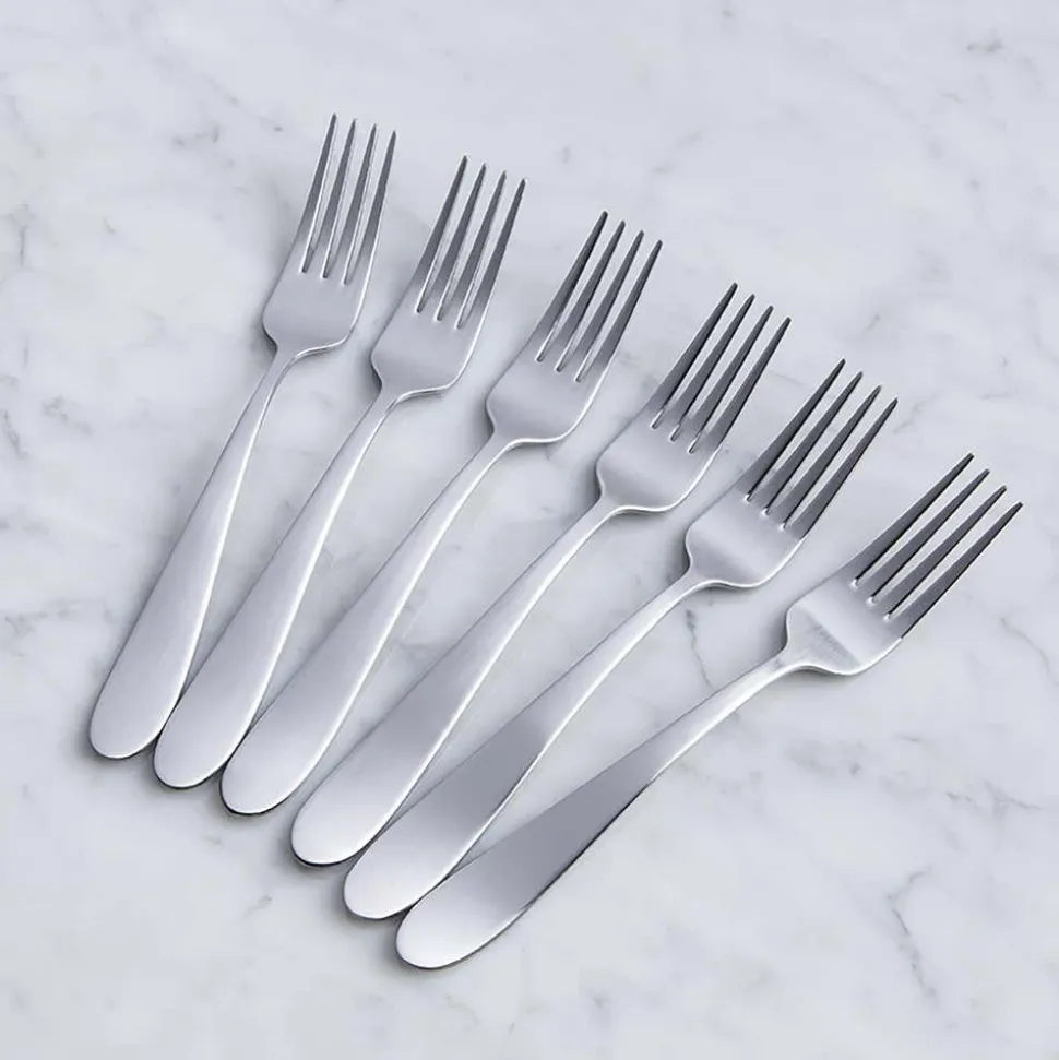Splendide 'Amalfi' Dinner Fork - Set of 6 (Stainless Steel)