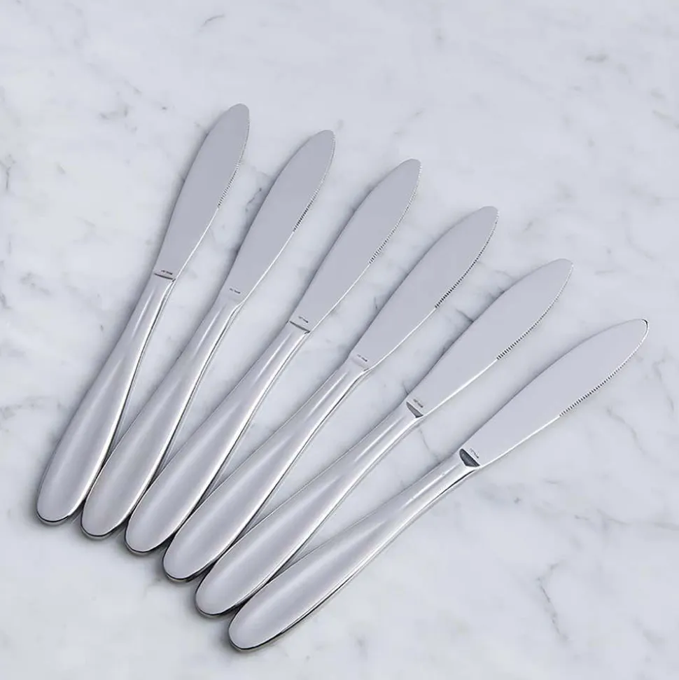 Splendide 'Caranta' Dinner Knife - Set of 6 (Stainless Steel)
