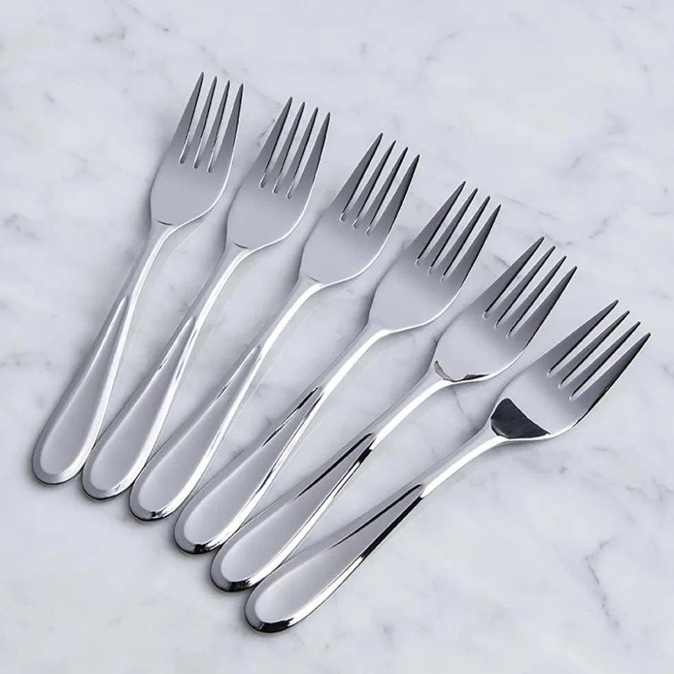Splendide 'Caranta' Salad Fork - Set of 6 (Stainless Steel)