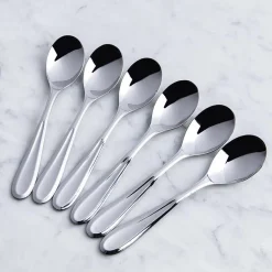 Splendide 'Caranta' Soup Spoon - Set of 6 (Stainless Steel)