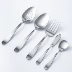 Splendide S/S 'Alpia' Completer Flatware - Set of 5 (Satin)