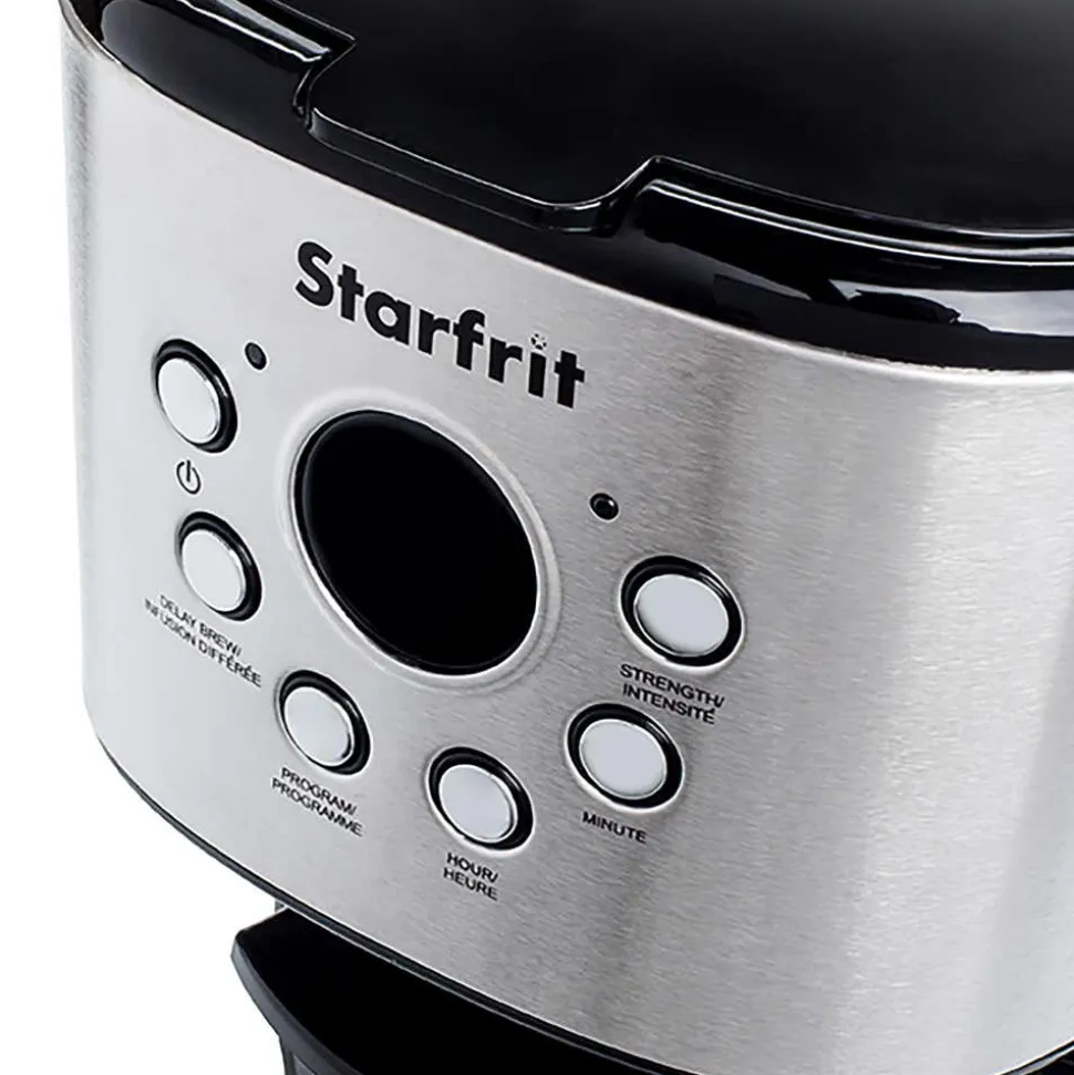 Starfrit Breakfast Collection Programmable 12- Cup Coffee Maker