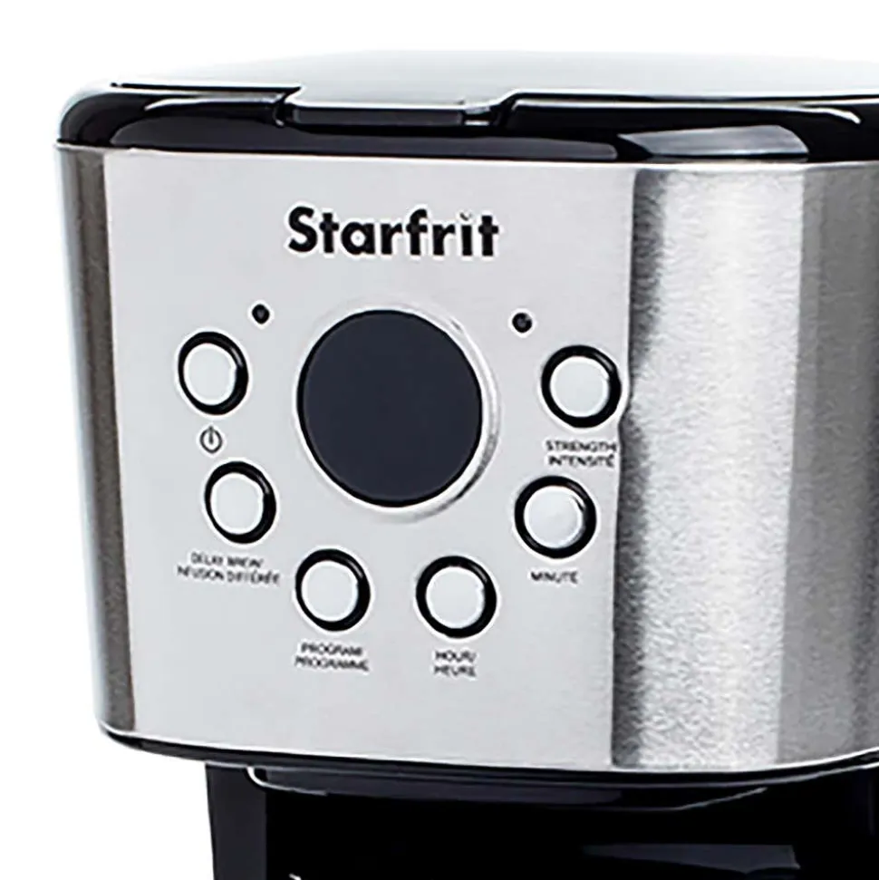 Starfrit Breakfast Collection Programmable 12- Cup Coffee Maker