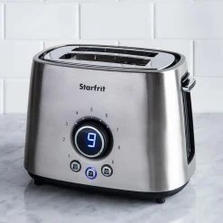 Starfrit Breakfast Collection Wide Slot Digital Toaster
