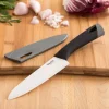 Starfrit Ceramic 6" Chef Knife with Sheath (Black/White)