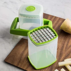Starfrit Easy Fries French Fry Cutter (Clear/Green)