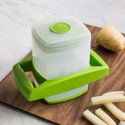 Starfrit Easy Fries French Fry Cutter (Clear/Green)