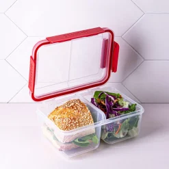 Starfrit Easy Lunch Divided Lunch Container (Red)