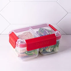 Starfrit Easy Lunch Divided Lunch Container (Red)