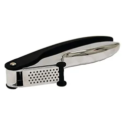 Starfrit Garlic Press with Scraper (Black/Chrome)