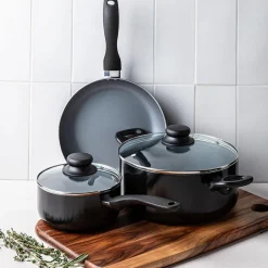 Starfrit Simplicity Cookware Combo - Set of 5 (Black)