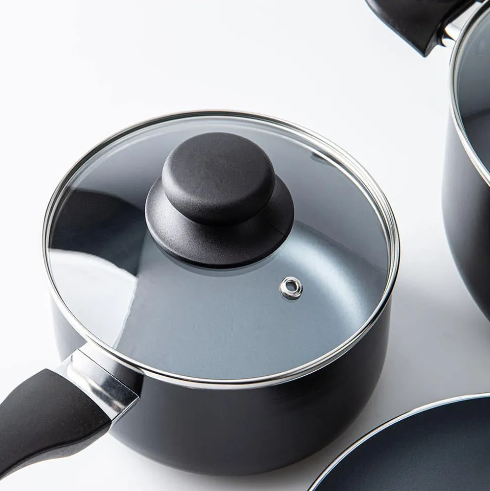 Starfrit Simplicity Cookware Combo - Set of 5 (Black)