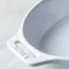 Staub En France Ceramic Oval 9"x6" Roasting Dish (White)