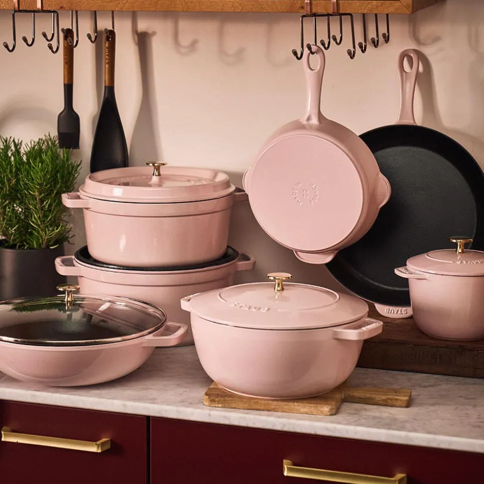 Staub France Cast Iron Frypan 8.5" (Sorbet Rose)