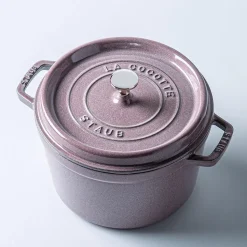 Staub France Cast Iron Round Cocotte 4L (Cherry Blossom)