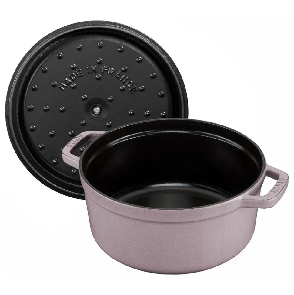Staub France Cast Iron Round Cocotte 5L (Cherry Blossom)
