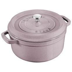 Staub France Cast Iron Round Cocotte 5L (Cherry Blossom)