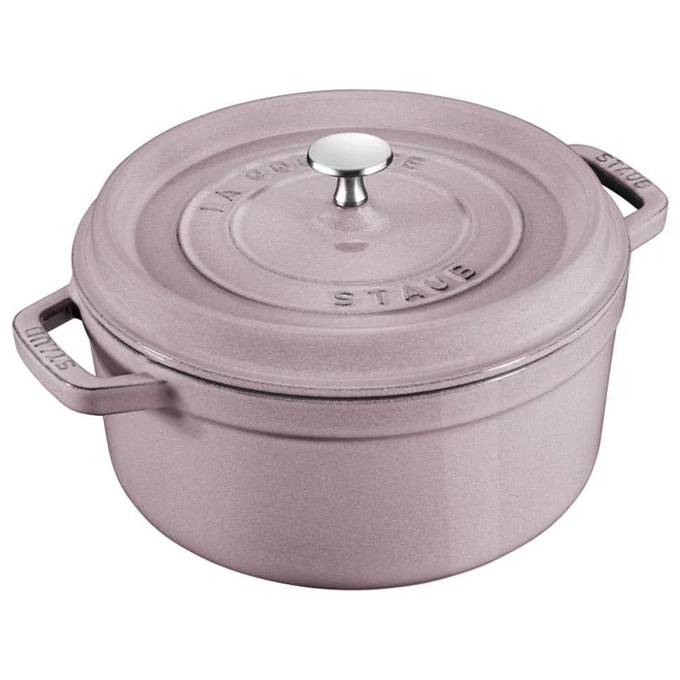 Staub France Cast Iron Round Cocotte 5L (Cherry Blossom)