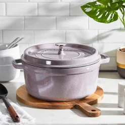 Staub France Cast Iron Round Cocotte 5L (Cherry Blossom)