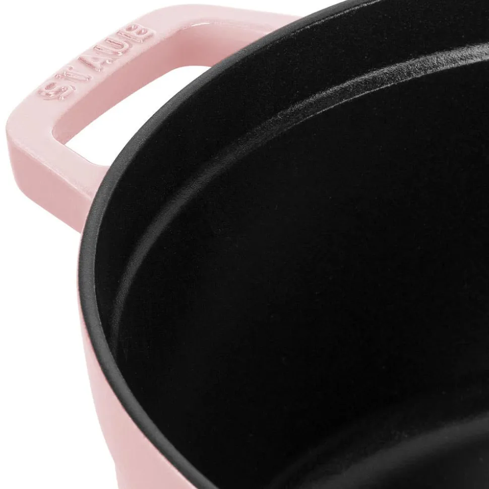 Staub France Cast Iron Round Cocotte 10" (Sorbet Rose)