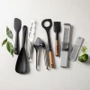 Staub Prep Simple Silicone Slotted Turner (Black)