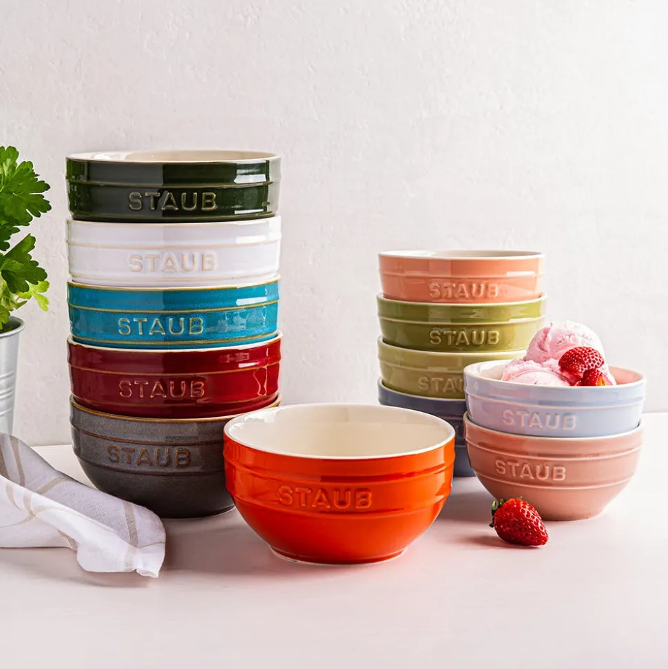 Staub Rainbow Ceramic Bowls - Set of 6 700ml