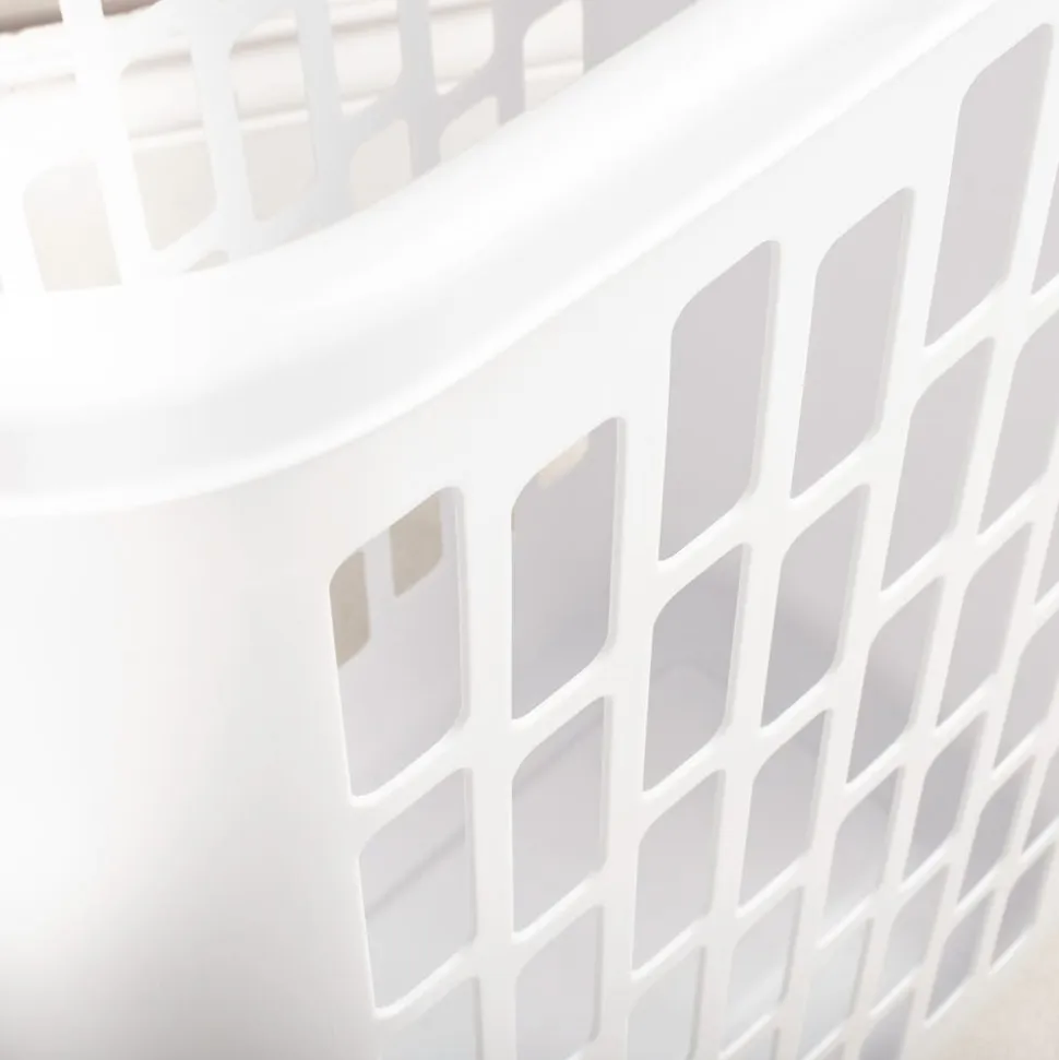 Sterilite Open Easy Carry Plastic Laundry Hamper 1.8 bushel (White)