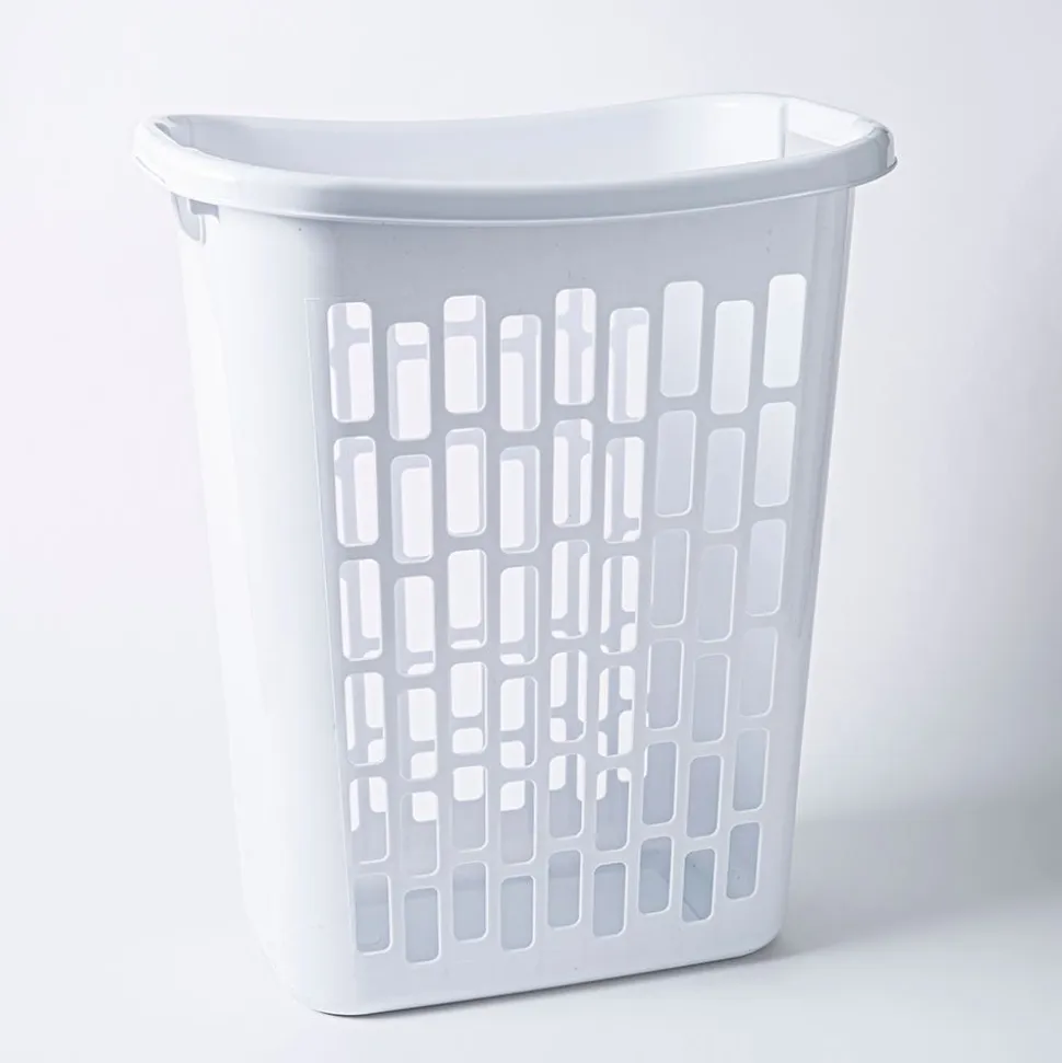 Sterilite Open Easy Carry Plastic Laundry Hamper 1.8 bushel (White)