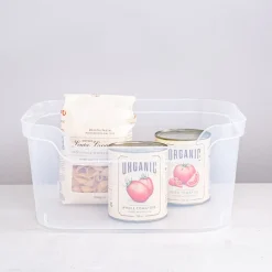 Sterilite Organize 'Large' Plastic Storage Open Bin (Clear) 14.3x11x7