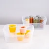 Sterilite Organize 'Small' Plastic Storage Open Bin - Set of 2 (Clear)