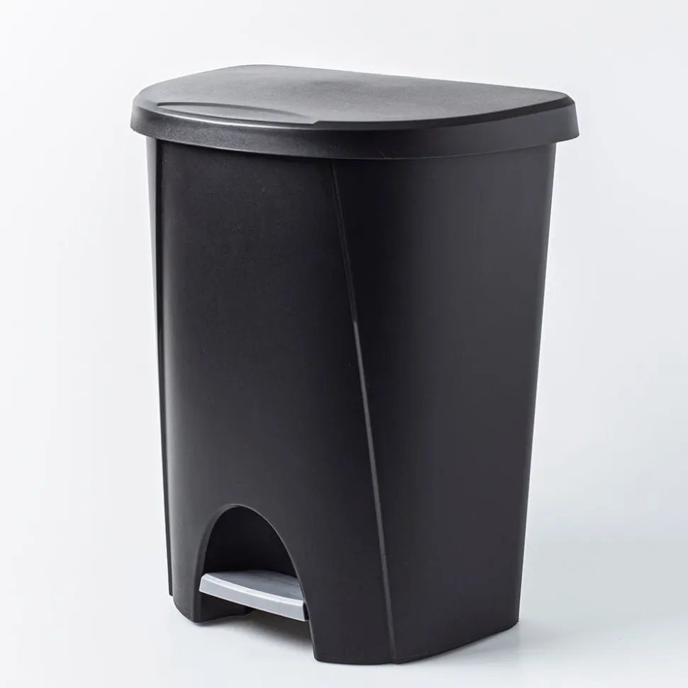 Sterilite Stepon Garbage Can 25 L (Black)