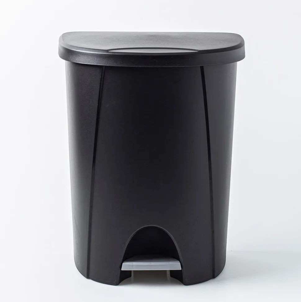 Sterilite Stepon Garbage Can 25 L (Black)