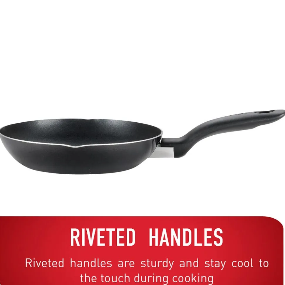 T-Fal Culinaire Non-Stick Cookware - Set of 16 (Black)