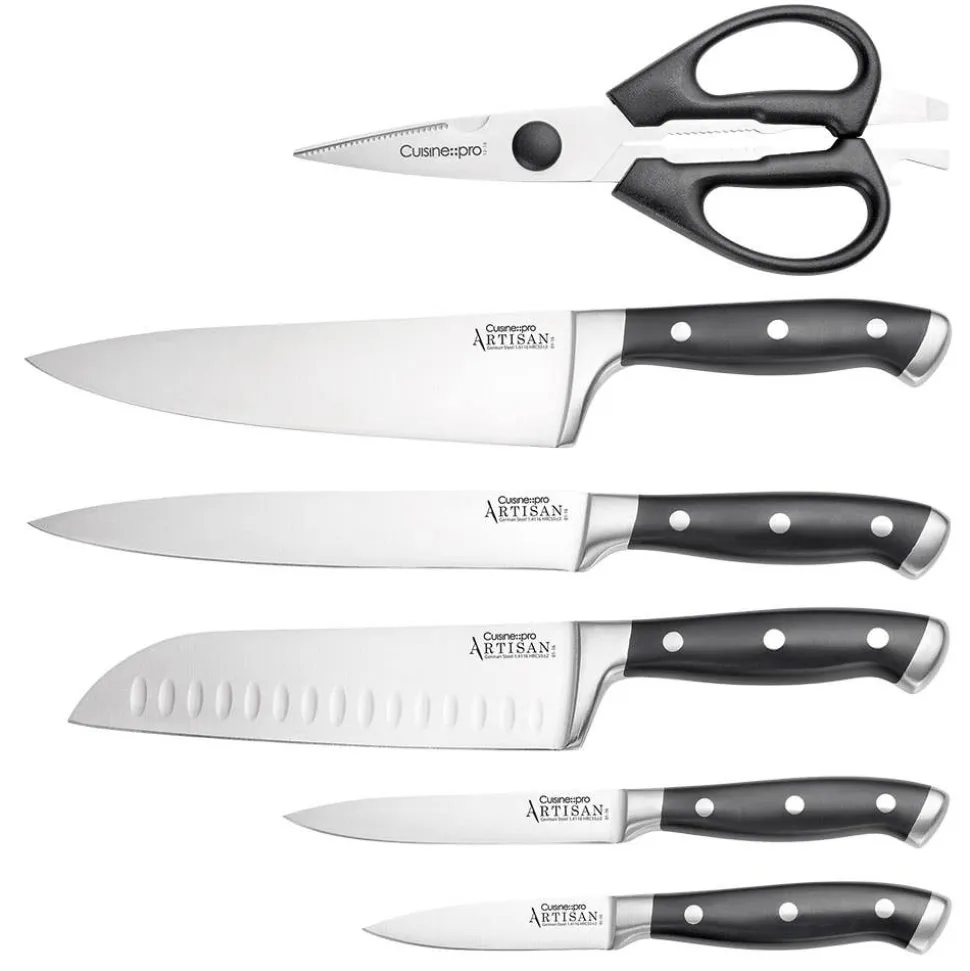 The Custom Chef Cuisine::pro Artisan 'Licht' Knife Block - 7pc