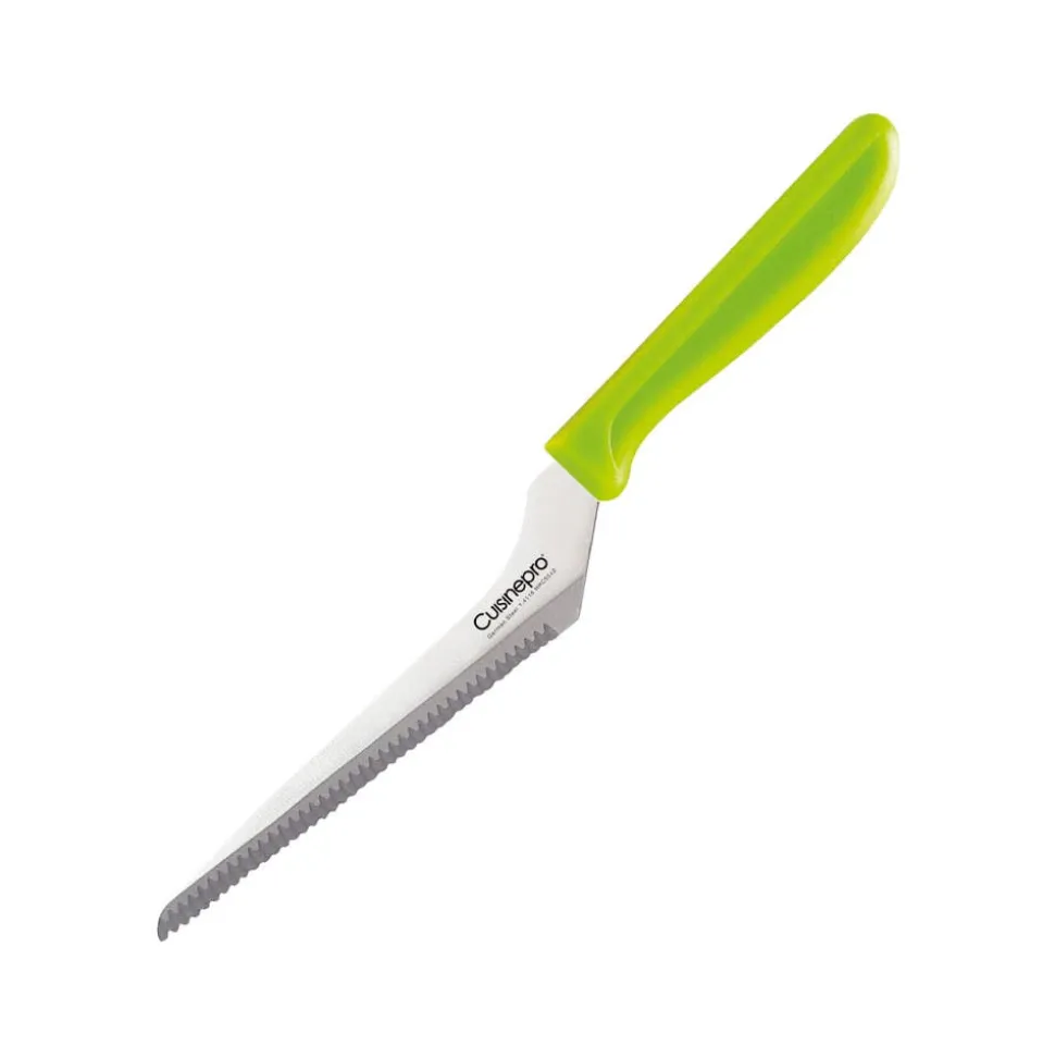 The Custom Chef Cuisine::pro Classic Serrated 6" Utility Knife (Green)