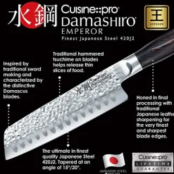 The Custom Chef Cuisine::pro Damashiro Emperor 6" Chef Knife