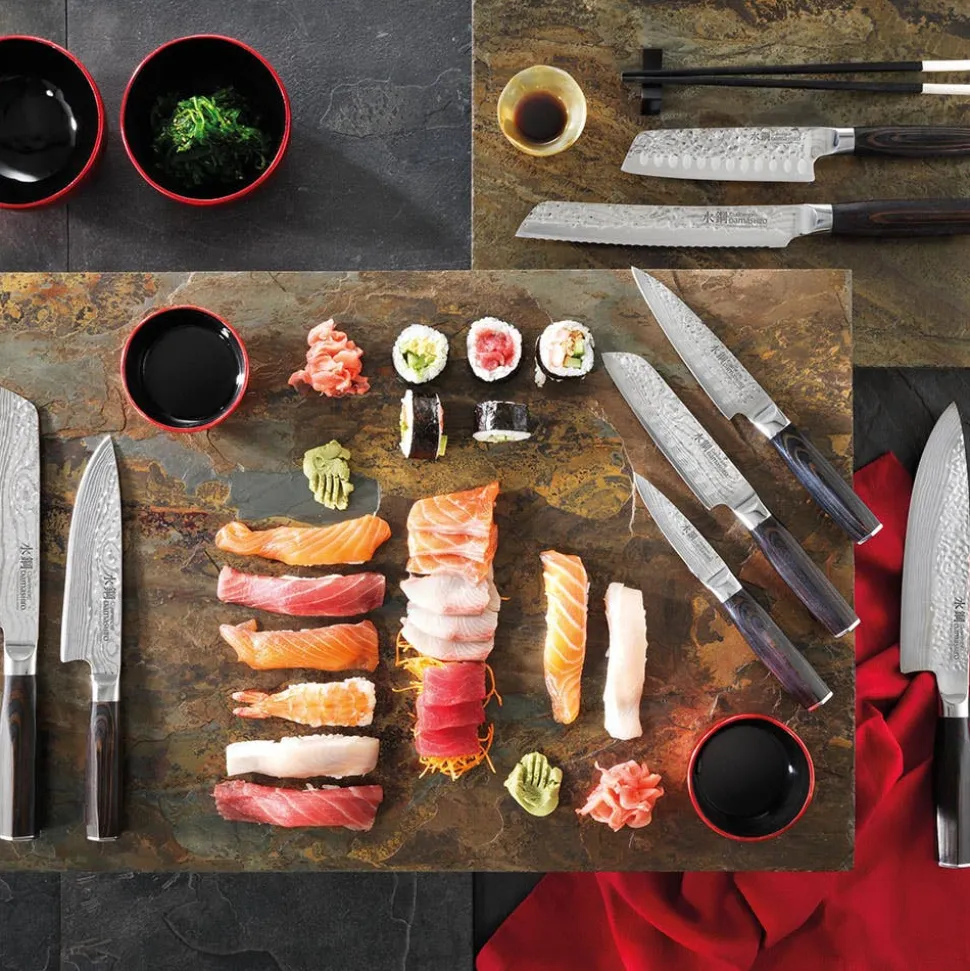 The Custom Chef Cuisine::pro Damashiro Emperor 'Try Me' 5" Santoku